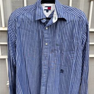 Blue Striped Men's Shirt